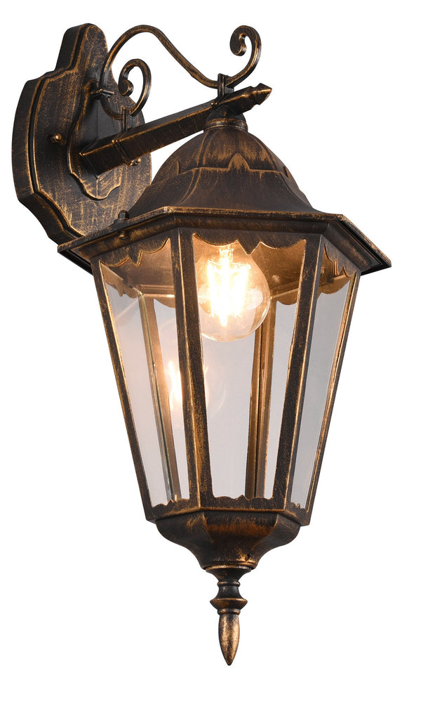 Applique da Esterno Attacco E27 in Alluminio Ruggine sconto