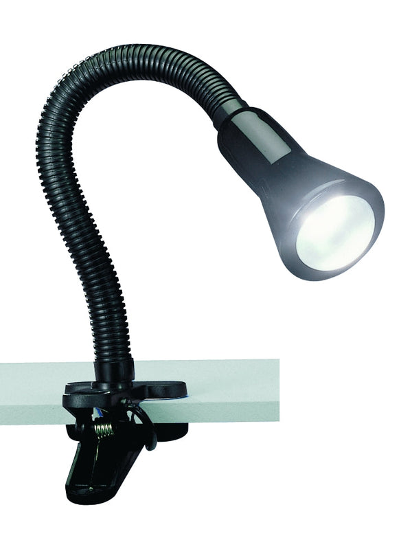 Lampa a morsetto da Interno  E14 in Plastica Nero acquista