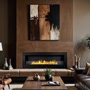 Camino a Bioetanolo da Parete 120x15x41 cm Siena 120 Nero