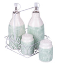 Menage Set Olio Aceto Sale e Pepe in Hard Dolomite VdE Tivoli 1996 Cozumel 