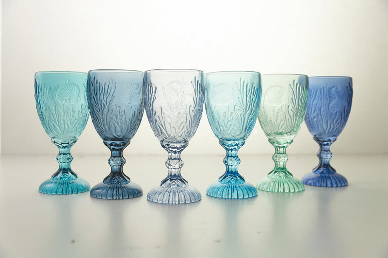 Set 6 Calici Ø8x16,5 cm in Vetro Villa d'Este Home Tivoli Pantelleria