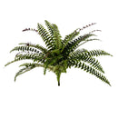 Set 2 Felce Artificiale Composta da 36 Foglie Altezza 72 cm Verde