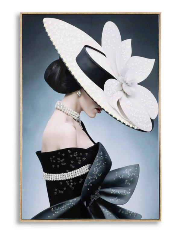 online Dipinto su Tela Laccato Marty con Cornice 62x4x92 cm in Pino e Tela e Plastica