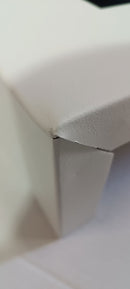 Camino a Bioetanolo da Parete 90x12xH40 cm Siena Bianco Seconda Scelta