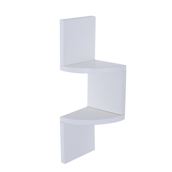 Libreria Moderna con Mensole da Parete in Legno MDF Bianco 16x16x50 cm prezzo