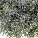 Ghirlanda Abete con Glitter 185 cm 168T Grigio