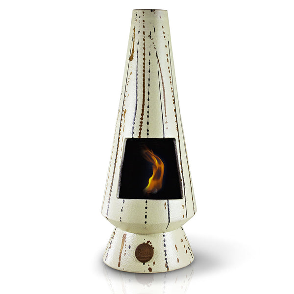 sconto Camino a Bioetanolo da Pavimento in Ceramica 28x70 cm Ferazzoli Albero Basso Avorio Schizzi