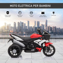 Moto Elettrica per Bambini 6V con 3 Ruote Rosso