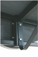 Pergola Gazebo da Giardino in Metallo 3x2,5m Soriani Grigio