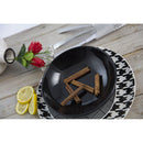 Servizio Piatti 18 Pezzi in Porcellana e Gres Villa d'Este Pied De Poule