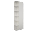 Mobile da Bagno a Colonna 1 Anta 6 Mesole in Melaminico 47,5x18x142,5cm TFT Bali Bianco