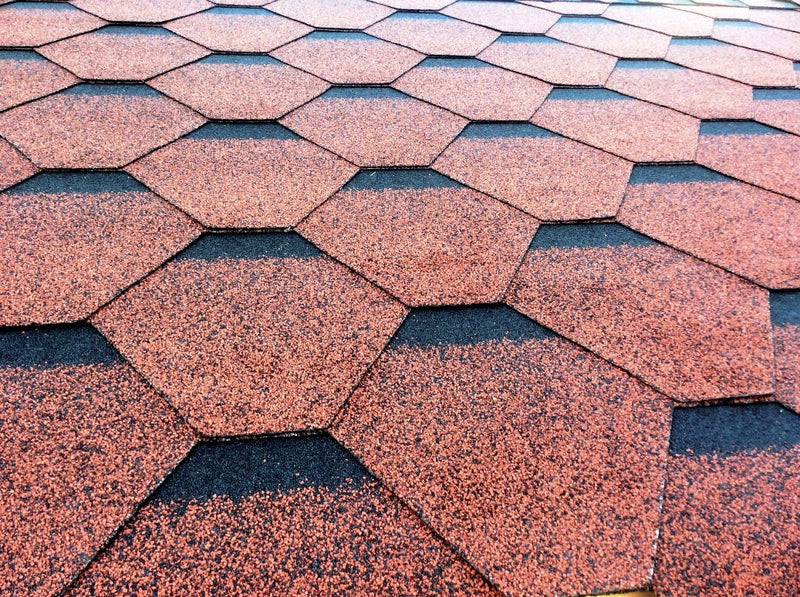 Tegole Canadesi Bituminose con Graniglia Ceramizzata 2,10 mq Rosso  