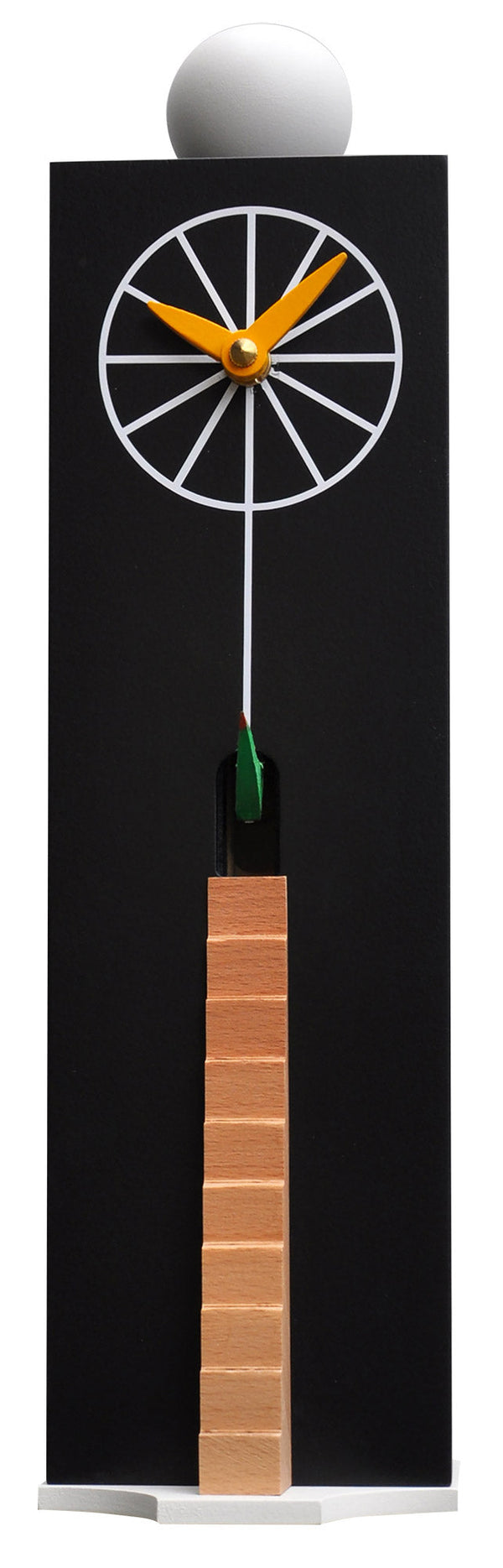 Orologio a Cucù da Parete 10,5x38x12 cm Pirondini Italia QQ Ziggurat 501 Nero acquista