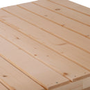 Orto Urbano Pensile in Legno con Fodera in Tessuto 91x91x81 cm 