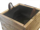 Fioriera da Giardino 40x40xh30,5 cm in Legno Impregnato