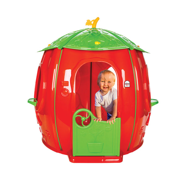 acquista Casetta Gioco per Bambini 141x141x142 cm Fragola in Plastica