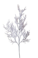 Set 12 Rami Spoglio con Neve 89 cm Grigio/Marrone