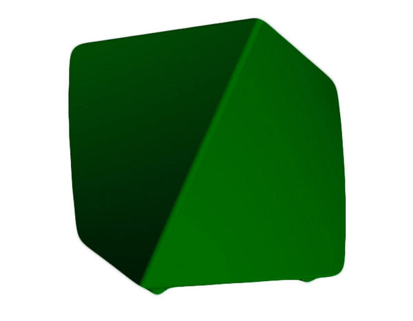 online Vaso 45x45 cm in Resina Arkema Twisty Vase Verde Scuro