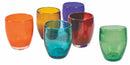 Set 6 Bicchieri Acqua in Pasta Di Vetro Soffiato 280 ml Villa d'Este Home Tivoli Acapulco