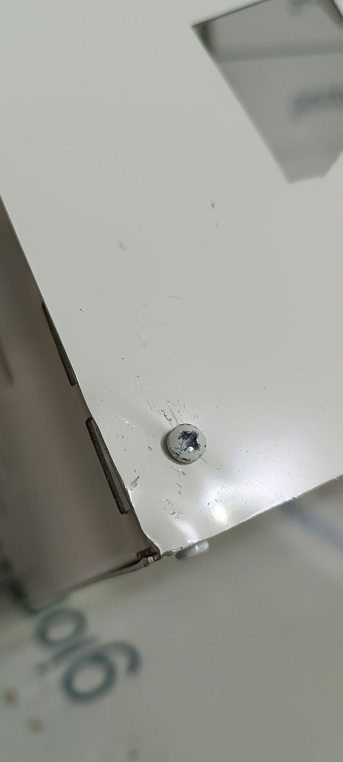 Copri Condizionatore 96x52x82 cm in Alluminio Glam L Bianco Seconda Scelta