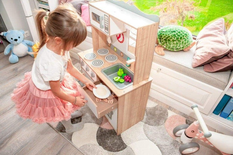 Set Accessori Cucina In Miniatura Scala 1:12 - Microonde E Padella Per Casa Delle Bambole
