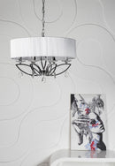 Lampadario Neoclassic in Metallo Miraggio Cromo