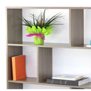 Libreria 12 Ripiani 124x160x24 cm in Legno MDF Rovere Scuro