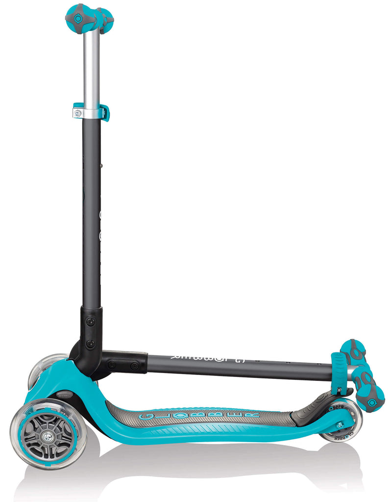 Monopattino Passeggino Triciclo a 3 Ruote Globber Go-UP Deluxe Turchese