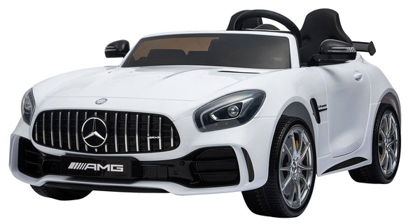 acquista Macchina Elettrica per Bambini 2 Posti 24V con Licenza Mercedes GTR AMG Bianca