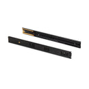 Set 10 Guide Cassetto con Chiusura Soft 45x550 mm in Acciaio Emuca Nero