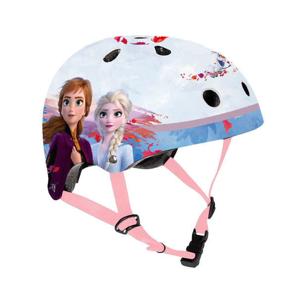 acquista Casco per Bambina Misura 53-55 cm con Fori di Aerazione con Licenza Disney Frozen