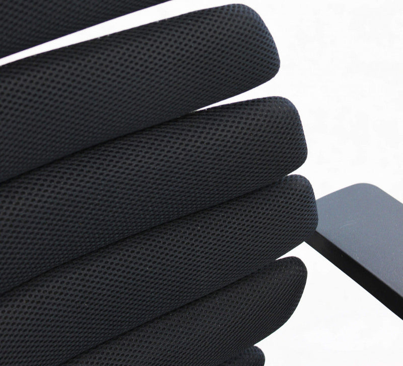 Poltrona da Ufficio Lorene 62x60x100/110 h cm in Poliuretano Nero