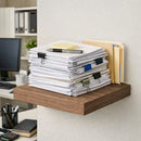 Mensola da Parete Quadrata 25x25x4 cm Scaffale Libreria in Legno MDF Rovere      