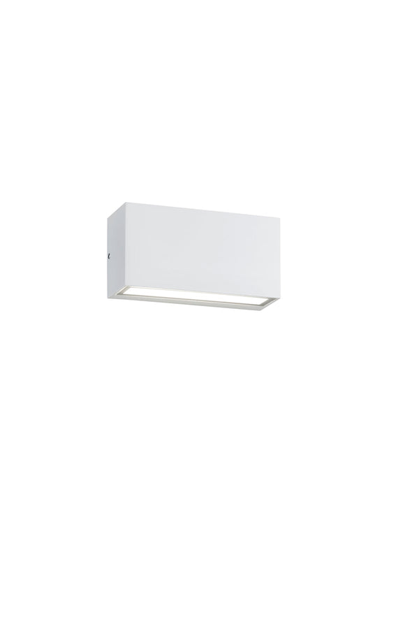 Applique da Esterno a LED in Pressofusione di alluminio Bianco Opaco sconto