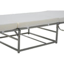 Pouf Letto Trasformabile con Materasso Pouff Puff Brandina Pieghevole 69x69x37 cm 