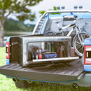 Cassetta degli Attrezzi Box Portautensili 76x35,5x40,6 cm Alluminio Argento      