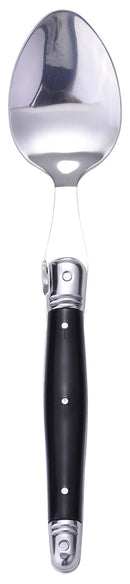 Set Posate 24 Pezzi in Acciaio Inox Manico in ABS Nero