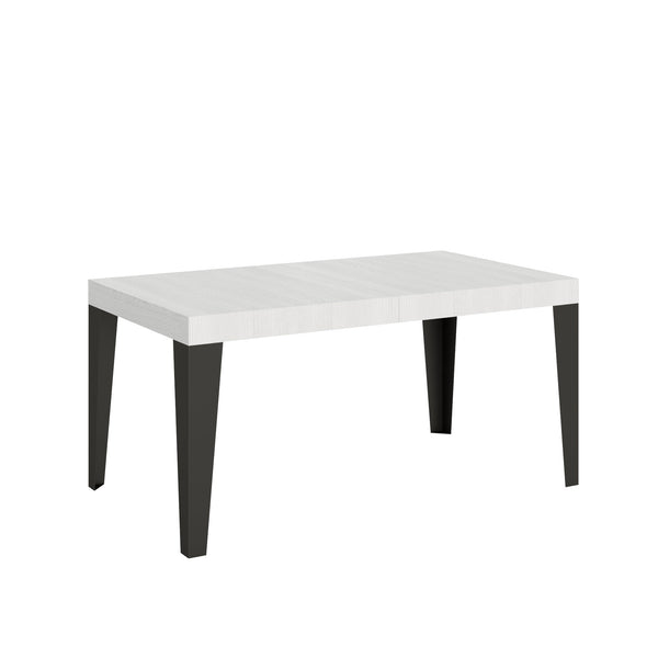 sconto Tavolo Allungabile 160-420x90x77 cm Flame Bianco Frassino