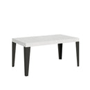  Tavolo Allungabile 160-244x80x77 cm Flame Bianco Frassino 