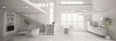 Stufa Elettrica ad Infrarossi 125x20,1x5,8 cm da Soffitto 1800W in Alluminio Moel Hot-Top Silver