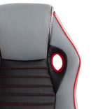 Sedia Poltrona Presidenziale da Gaming Ufficio in Similpelle Bozzini Sport Racing Rosso