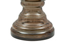 Portacandele Vetro Riciclato Brown Ø17x55 cm Vetro Marrone Chiaro