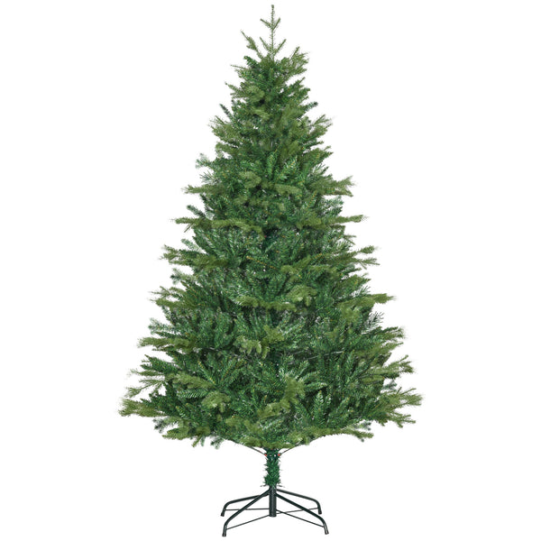 online Albero di Natale Artificiale H180 cm 1443 Rami con Decori e Base in Metallo Verde