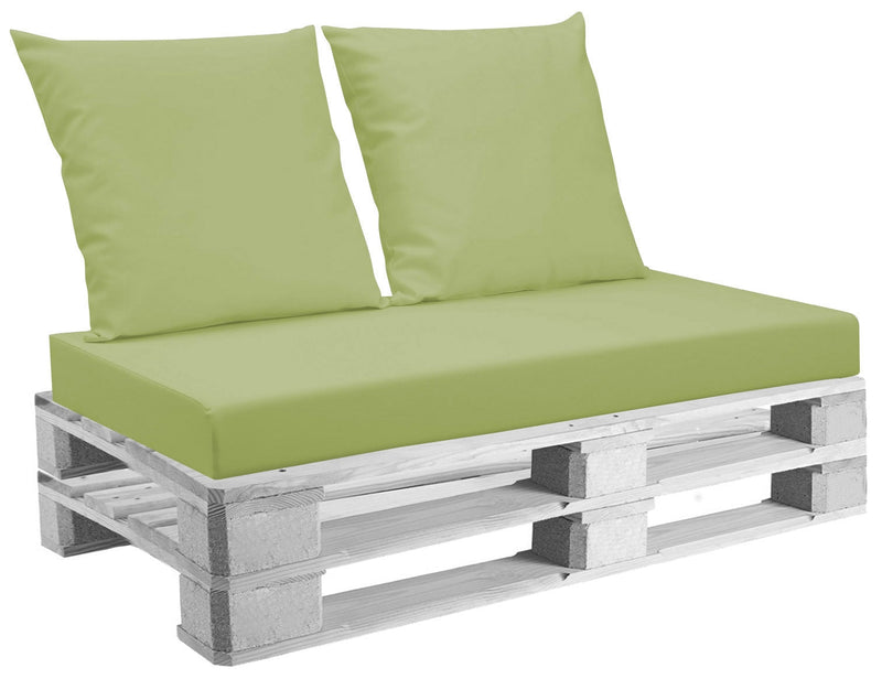Cuscini per Pallet 120x80 cm Seduta e Schienale in Similpelle Mariotti Belem Lime