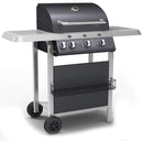 Barbecue a Gas GPL 3 Fuochi in Acciaio Bauer Nero