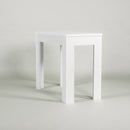 Consolle Allungabile in Legno H76,5x47x90/147cm 2 Allunghe Itamoby Magix Bianco Lucido Classica