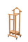 Indossatore Servomuto in Legno con Rotelle 31x45x115 cm Mimmo Naturale