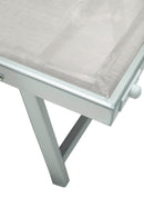 Lettino Prendisole da Giardino in Alluminio Soriani Riccione Ecrù