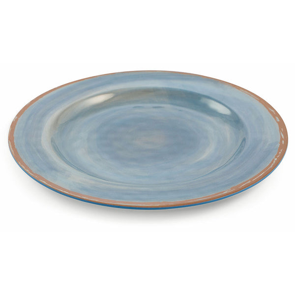 sconto Servizio Piatti Frutta 6 Pezzi in Melammina Ø 23cm Villa d'Este Baita Blu