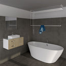 Stendibiancheria da Soffitto Salvaspazio per Interni e Esterni con 5 Aste da 200cm (altezza soffitto 280 cm) Stendinik